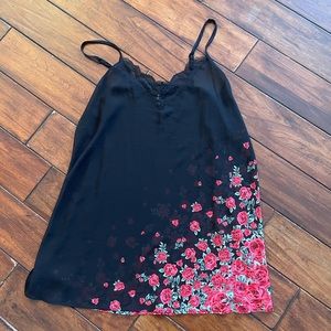 Torrid chiffon and lace slip